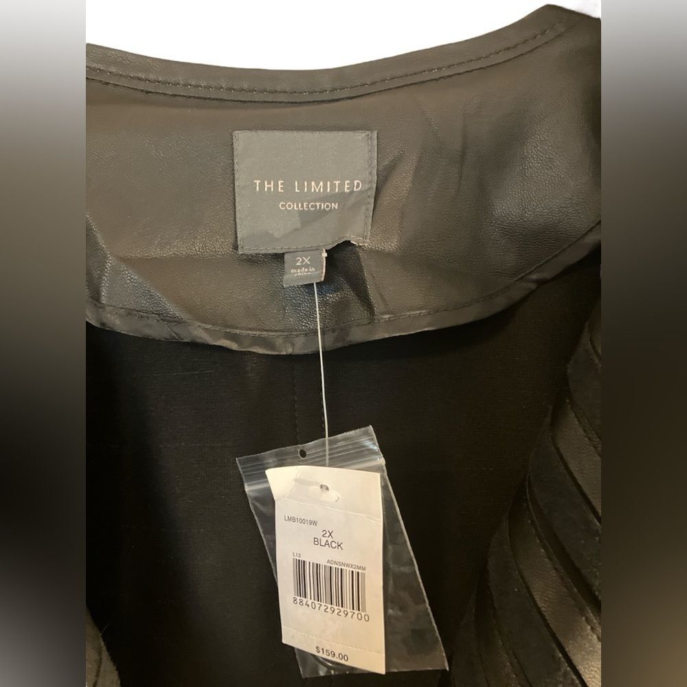 The Limited New with Tags Jacket Size 2X Fall Textured Maximalist Neutral - Picture 3 of 5